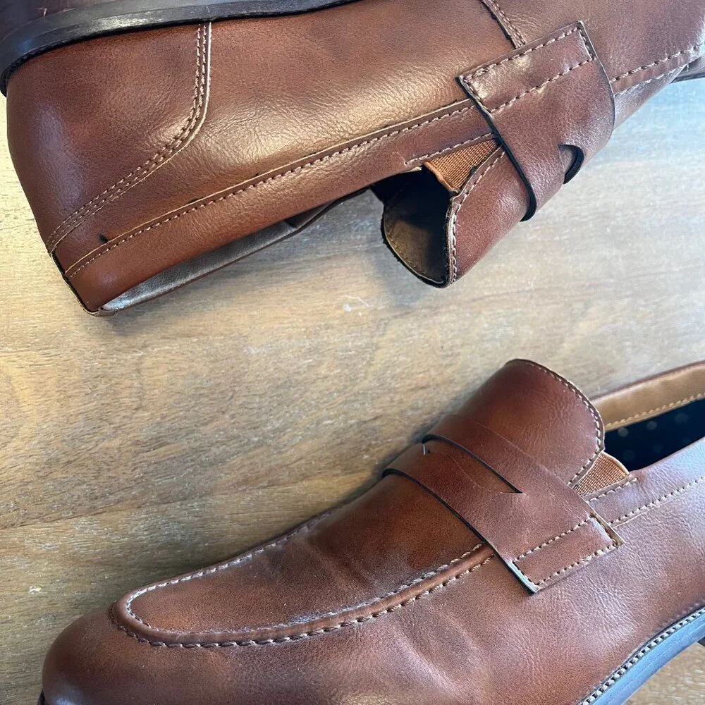 Curt & Larson Shoes Men US 11 M Brown Lyon Santos Casual Slip On‎ Loafers